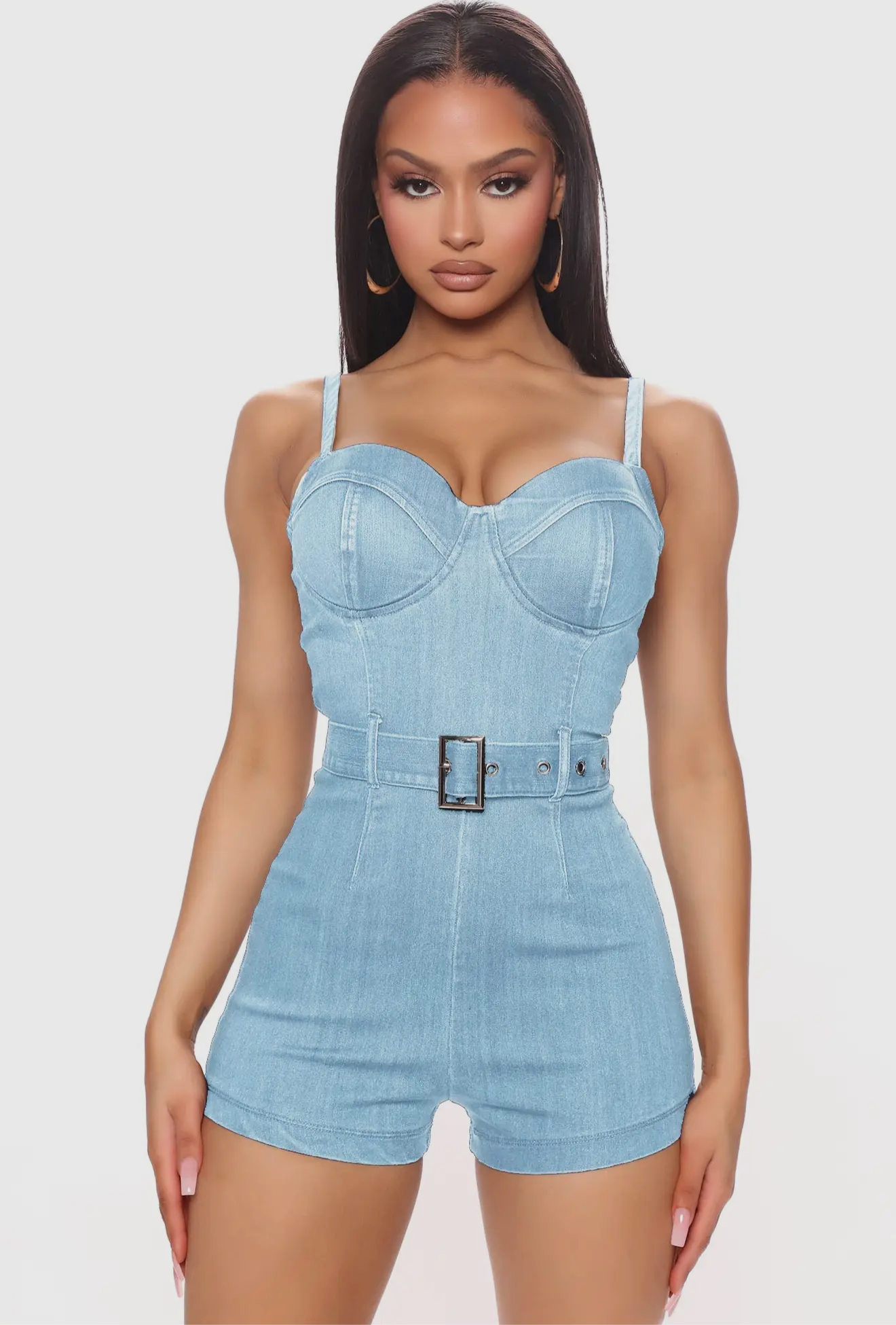 Lexi Denim Romper