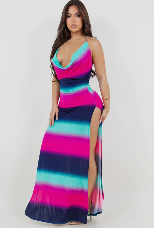 Casa Printed Maxi Dress