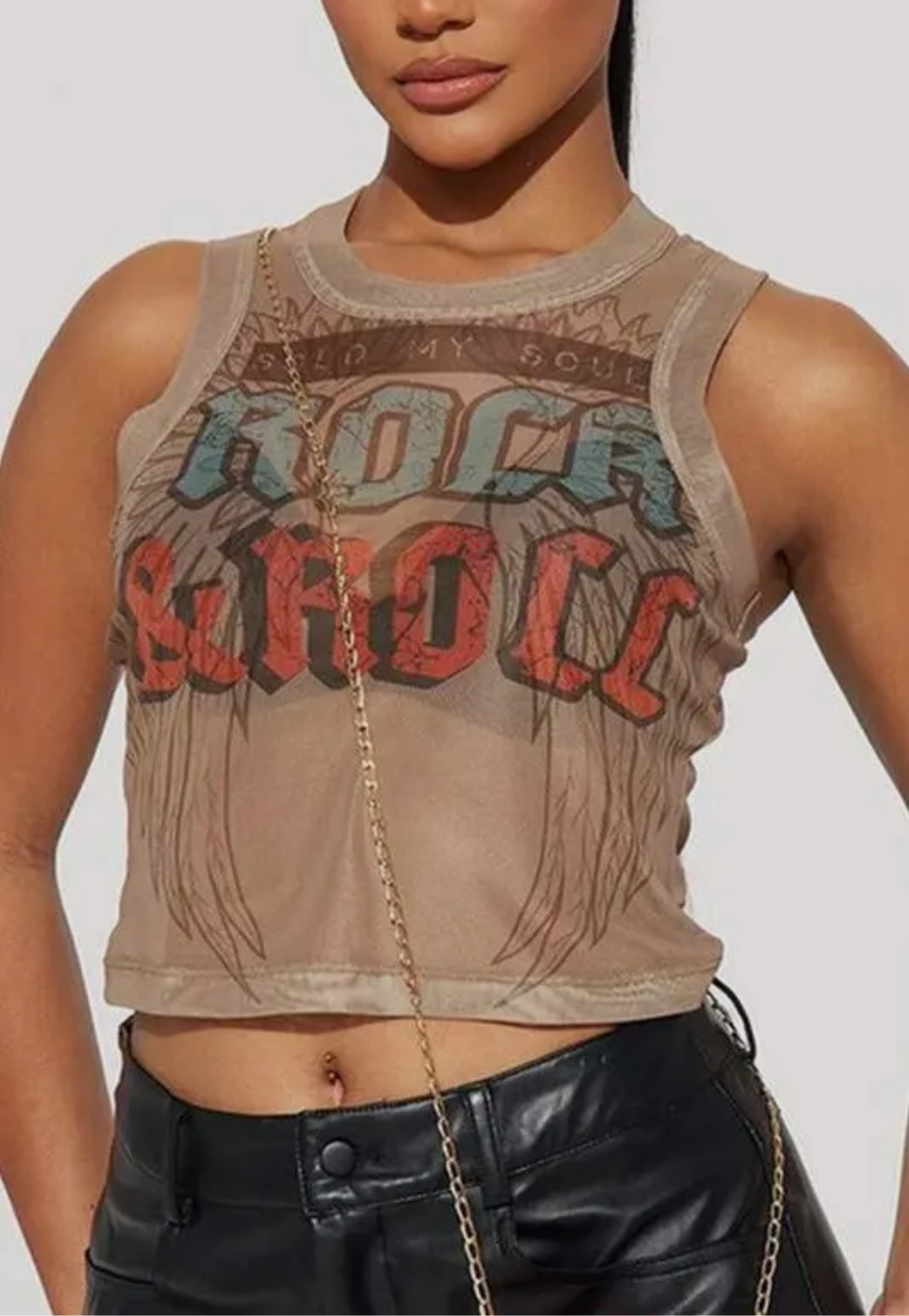 Rock & Roll Mesh Top