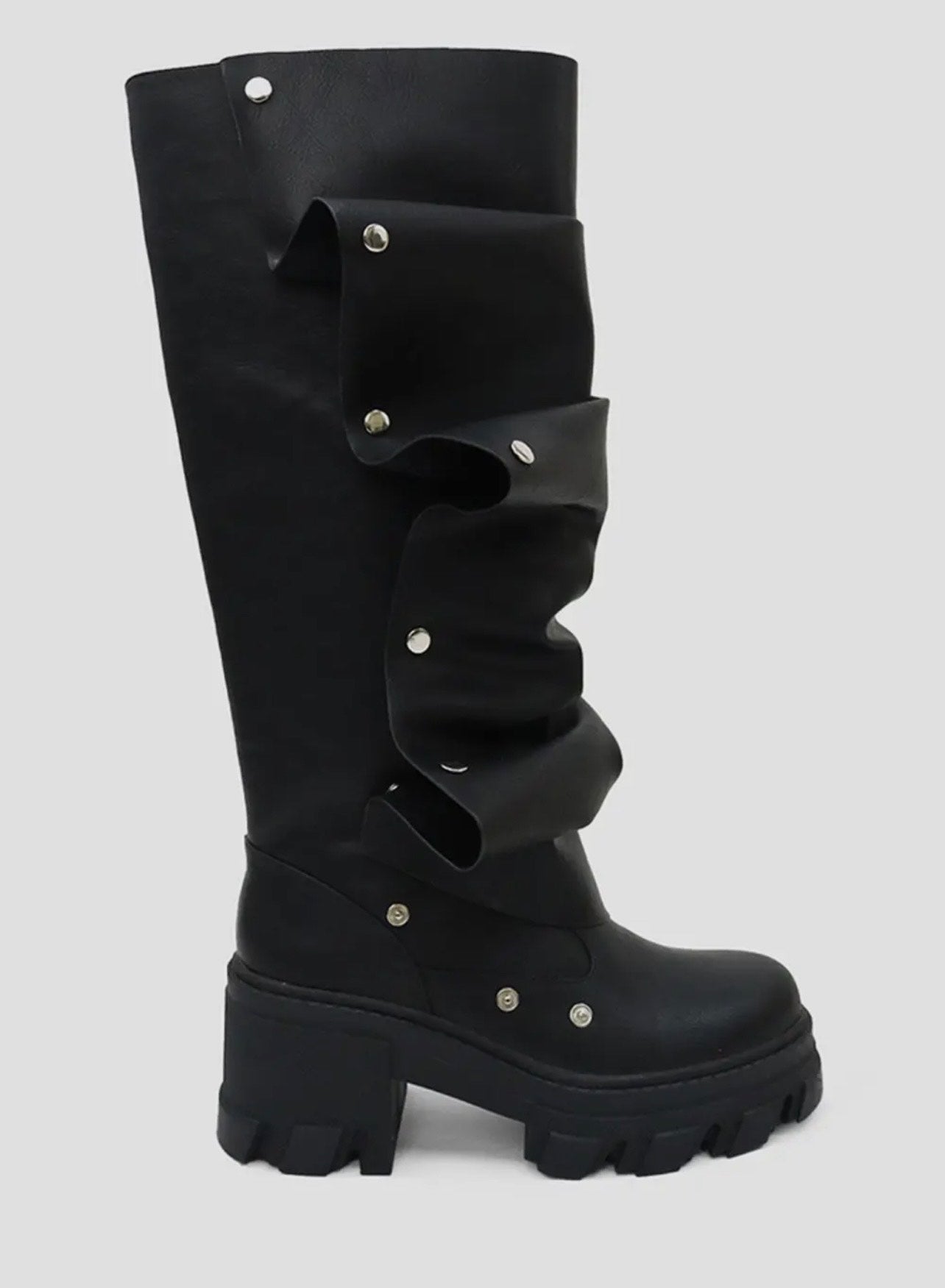 Snapback Biker Combat Boot
