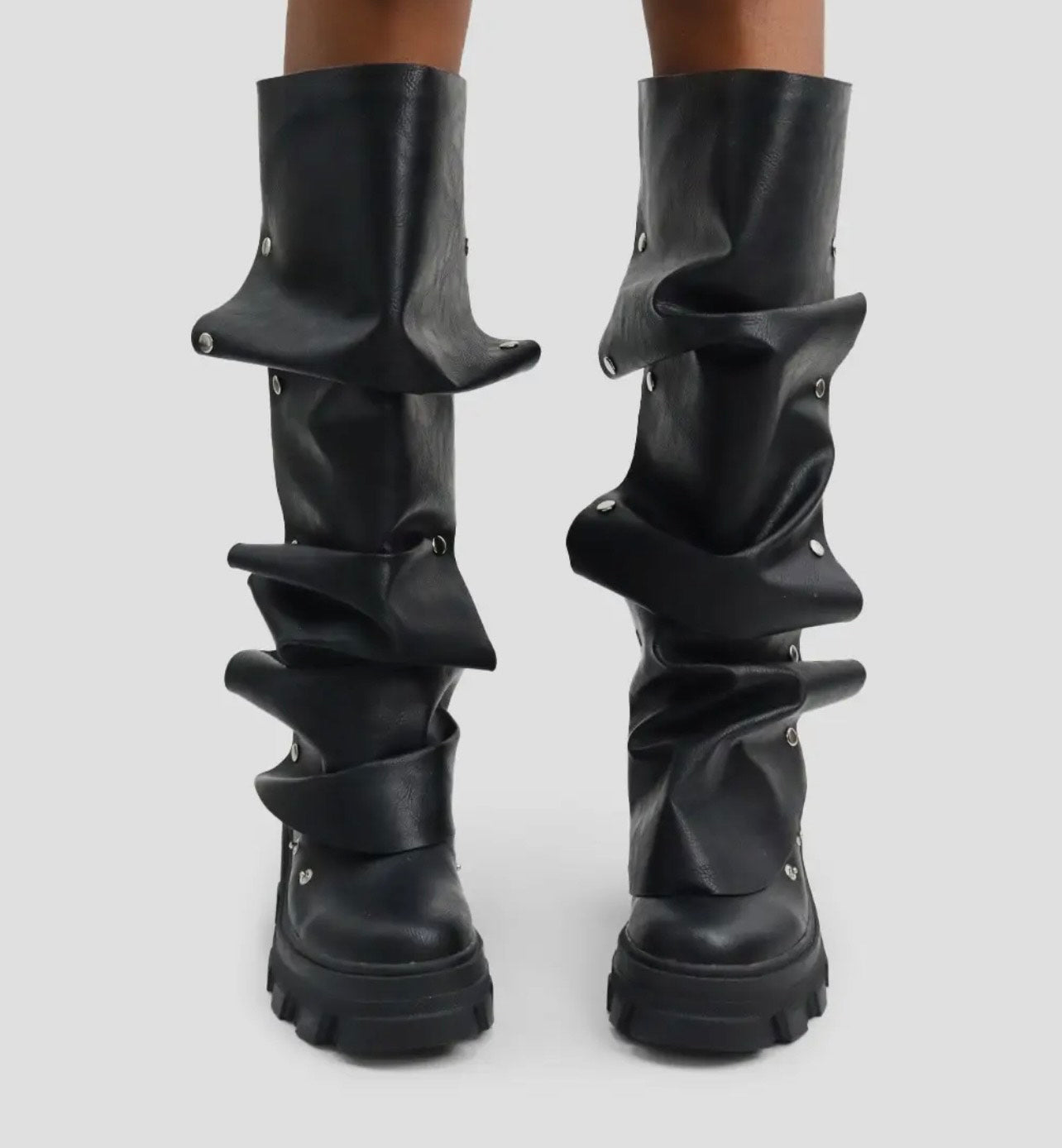 Snapback Biker Combat Boot