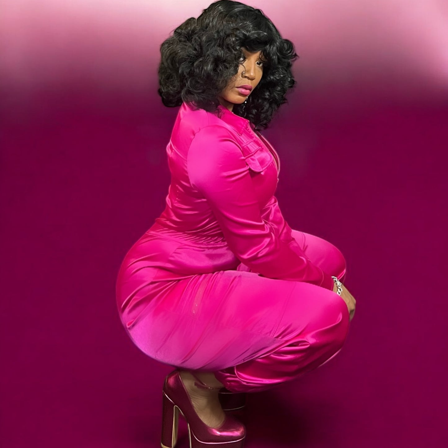 Satin Jumpsuit