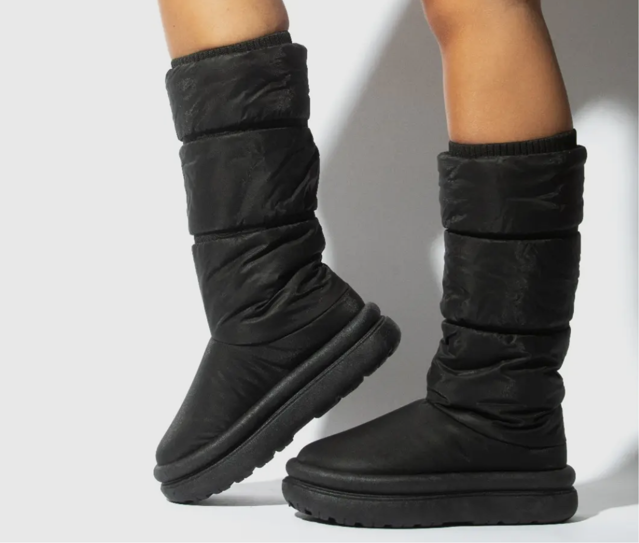 Black Puffer Boots