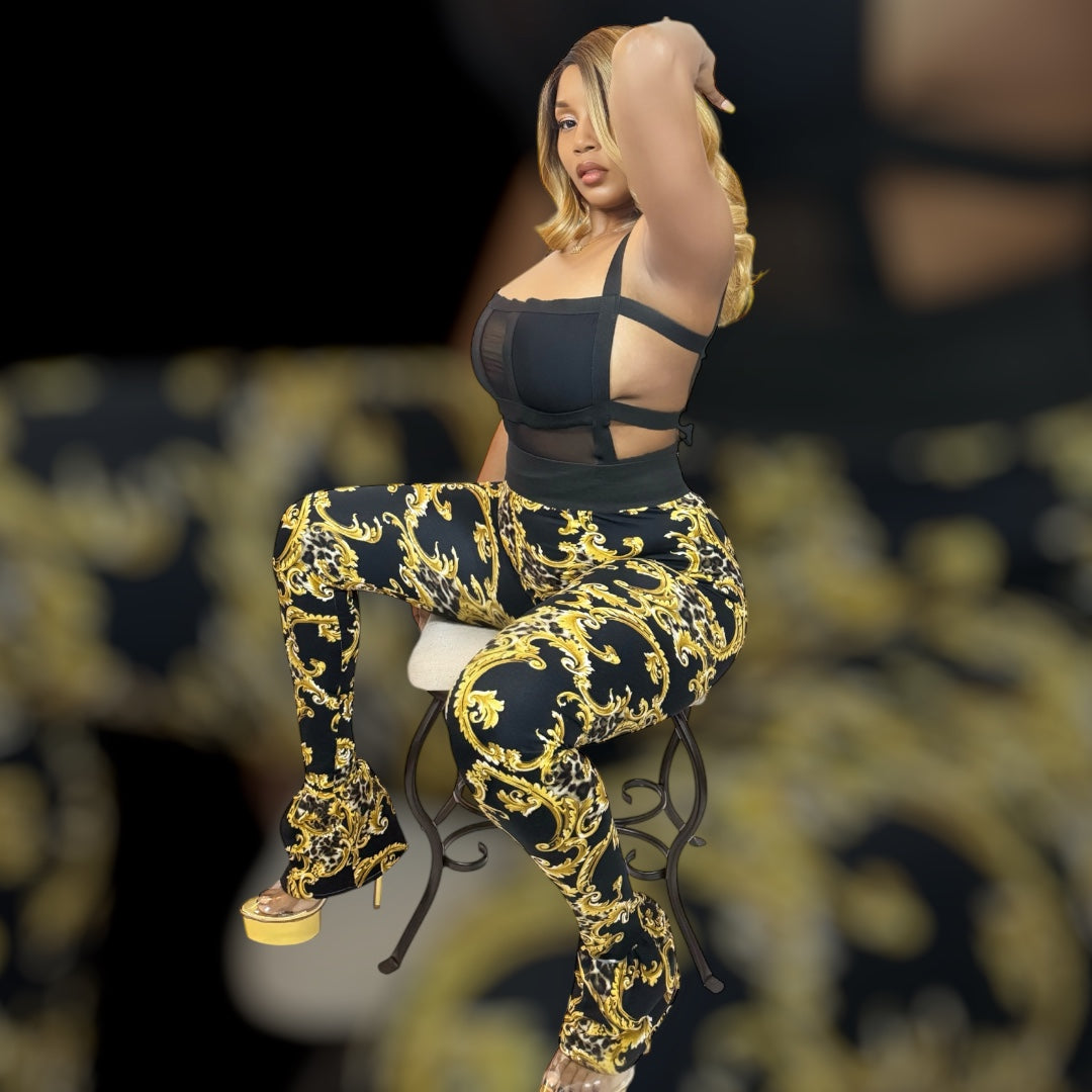 Chain Reaction Bell Bottom Pants