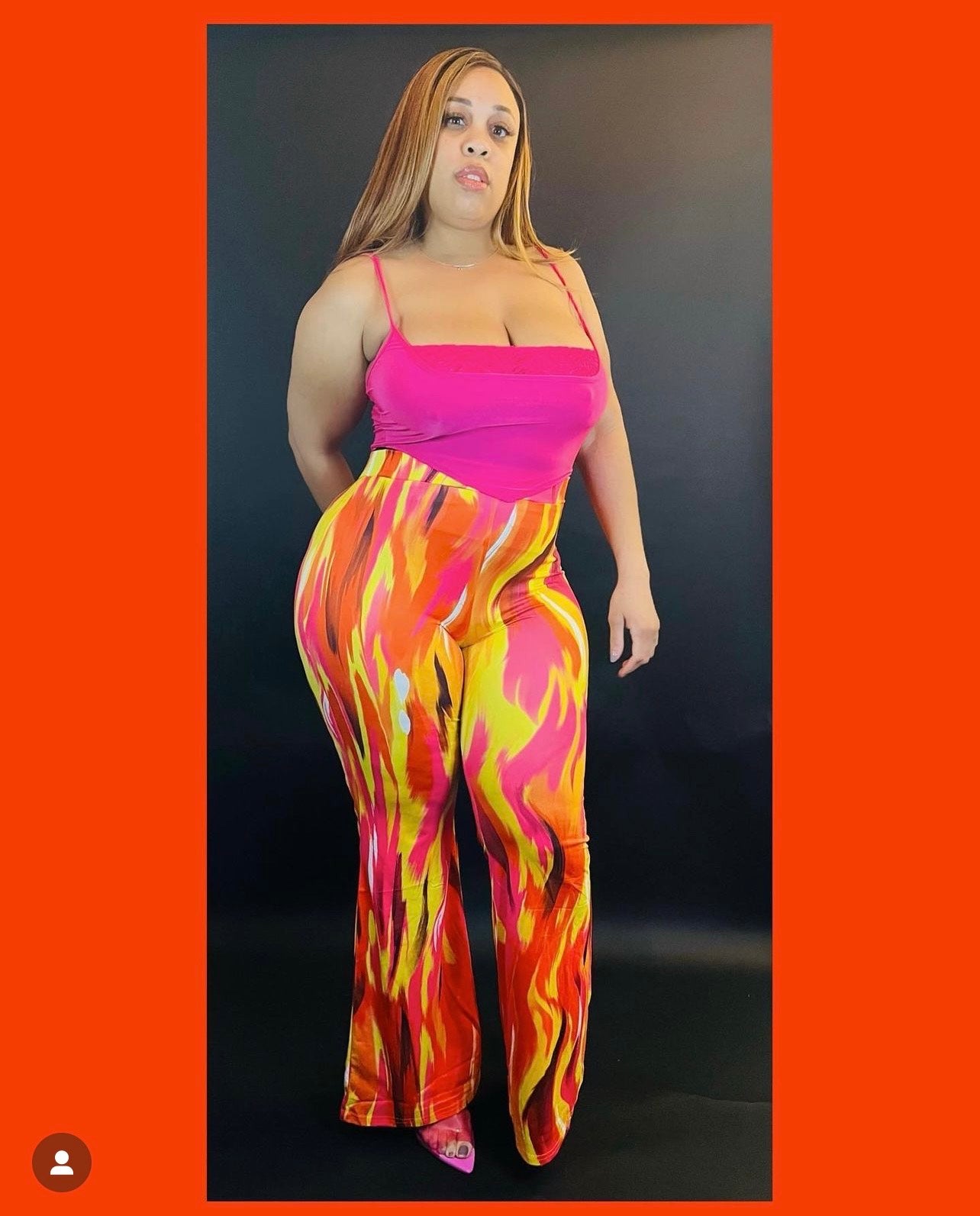 Pink Fire Starter Leggings